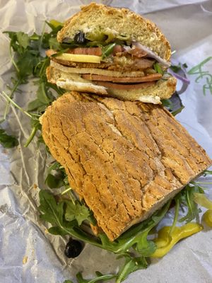 “The godfather” - expensive but really tasty!  at SubVegan Sandwiches in Santa Ana