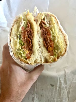 Vegan Corned Beef Sandwich (10/10)  at SubVegan Sandwiches in Santa Ana