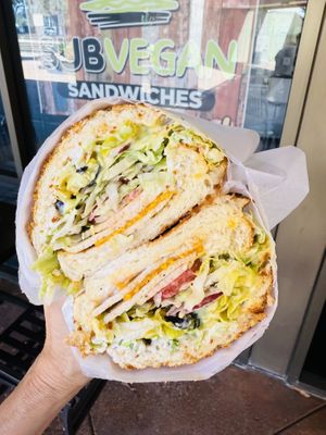   at SubVegan Sandwiches in Santa Ana