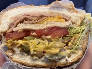 Turkey pesto  at SubVegan Sandwiches in Santa Ana