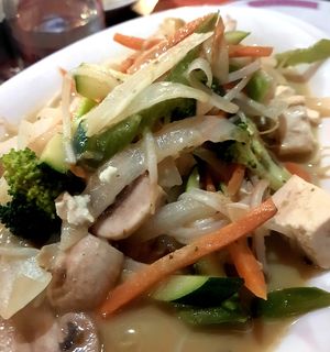 Green curry, asked with tofu at Orient Palace in Benalmadena