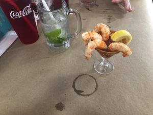 Vegan “shrimp” cocktail   at Mug & Mallet in Ocean City