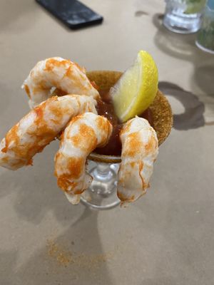 vegan shrimp cocktail at Mug & Mallet in Ocean City