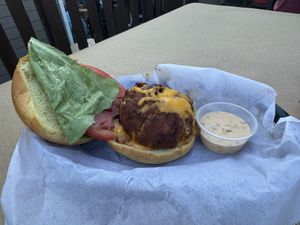 Crab cake  at Mug & Mallet in Ocean City