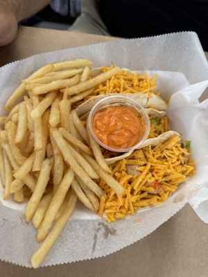 Shrimpless tacos   at Mug & Mallet in Ocean City