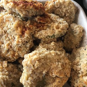 Fried Pickles at Project Pollo in Katy
