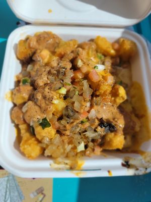 Loaded tots at Project Pollo in Katy