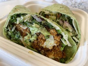 Chikn Caesar wrap  at Project Pollo in Katy