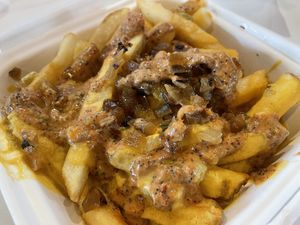 Loaded papas w/ no pico  at Project Pollo in Katy