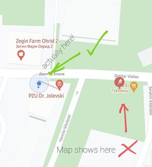 Location of Restaurant at oTTo in Ohrid