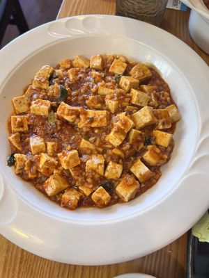 Mapa tofu.   at Asia Cuisine in Ithaca