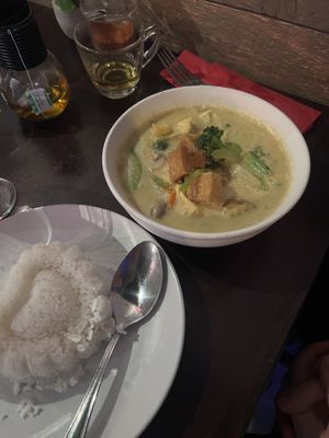 Yellow curry   at Mai Thai in Steamboat Springs