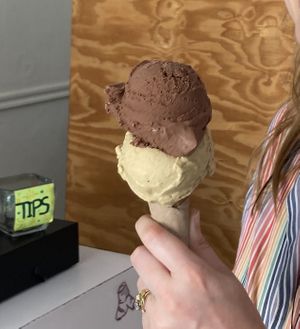 Pistachio and chocolate   at Chichili in San Francisco