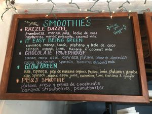 I had the Glow Green.  Soooooo good!!! at Chido Greens in San Francisco