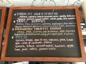 awesome juice, very creative combinations  at Chido Greens in San Francisco