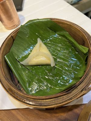 Vegan Cream Cheese Dumpling  at Santé Spa Cuisine in Bangalore