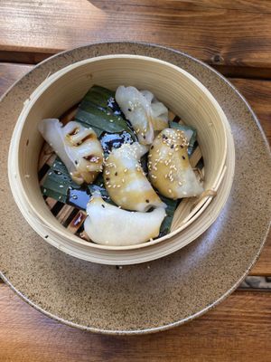 Delicious dumplings  at Aroma 33 in Berlin
