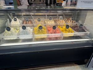 6 vegan flavors!  at Let's Spoon in Crete