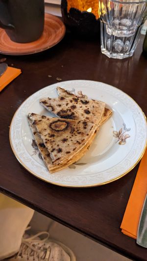 Islandic flatbread at Gudrun's Goodies in Copenhagen