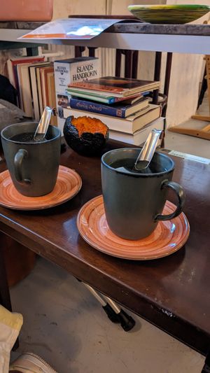 Herbal teas at Gudrun's Goodies in Copenhagen