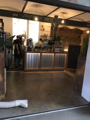 View from outside in. at Remé in Dusseldorf