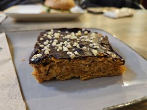 Carrot cake at Remé in Dusseldorf