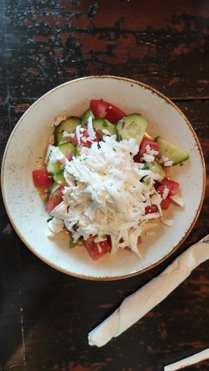 Sałatka Szopska at Happy Bar & Grill in Burgas