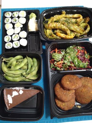 Several vegan options at Happy Bar & Grill in Burgas