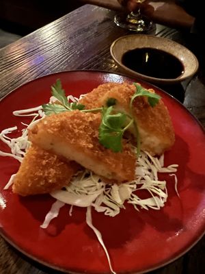 Veggie croquettes   at Haruki Ramen & Izakaya in Norwalk