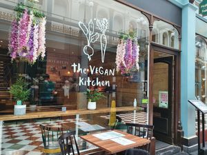 Outside at The Vegan Kitchen in Birmingham