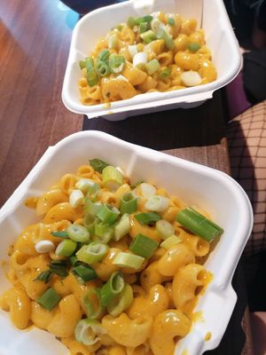 Mac and cheese at The Vegan Kitchen in Birmingham