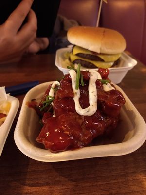 Shroom wings at The Vegan Kitchen in Birmingham