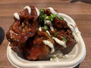 Shroom bbq starter  at The Vegan Kitchen in Birmingham