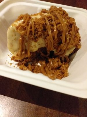 Biscoff cheesecake at The Vegan Kitchen in Birmingham