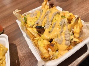 Loaded fries  at The Vegan Kitchen in Birmingham
