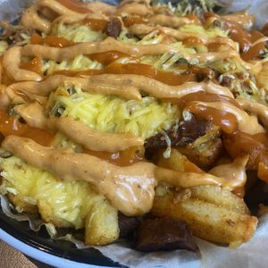 Loaded Dirty Fries #Veganuary at The Vegan Kitchen in Birmingham