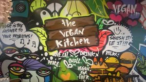 Lovely Art #Veganuary at The Vegan Kitchen in Birmingham