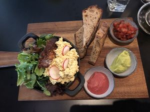 Vegan Eggs  at Lokal Vier  in Hannover