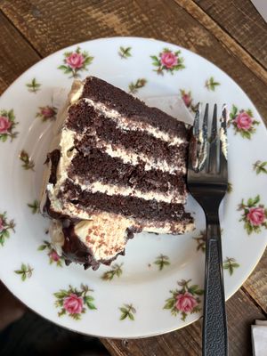 Chocolate cookie dough cake   at Freya's Diner in St Petersburg