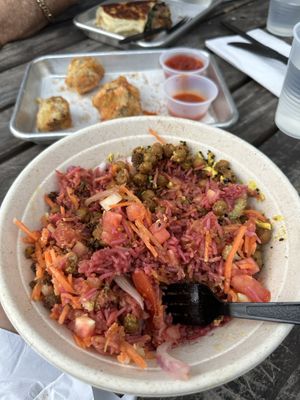 Crispy Chickpea bowl   at Freya's Diner in St Petersburg