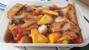 Tofu blackbean at Ikitchen Chinese Takeaway in Scarborough