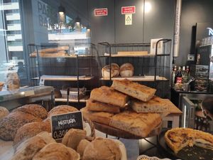 Foccacia vegan at Bread & Brunch in Porto