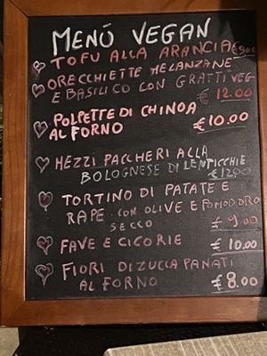 Vegan menu of the day 🧡🧡🧡  at Matre in Gallipoli
