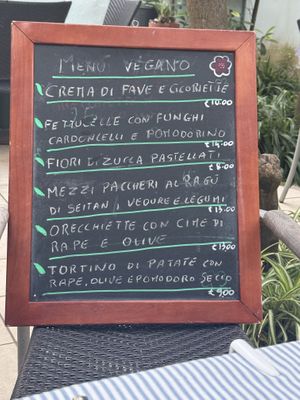 Updated vegan menu   at Matre in Gallipoli