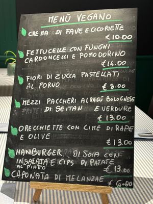 Menú Vegano  at Matre in Gallipoli