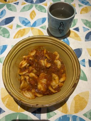 Orecchiette con ragù di seitan   at Matre in Gallipoli