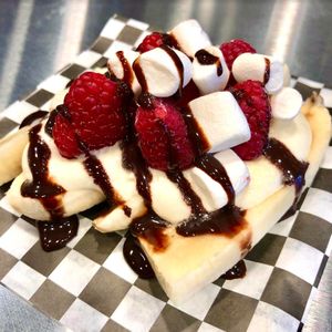 Fresh Fruit, Frosting & Toppings! at Cinnaholic in Evanston