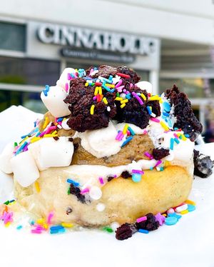 Wildcat roll was to die for !  at Cinnaholic in Evanston