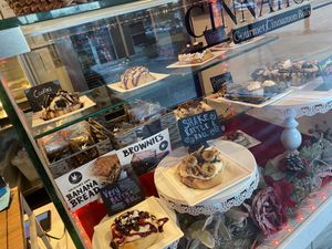 Display #Veganuary at Cinnaholic in Evanston