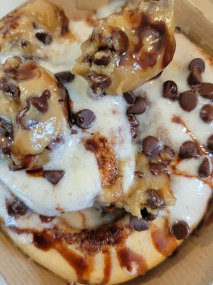 Cookie Monster at Cinnaholic in Evanston